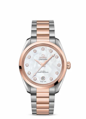 Omega Seamaster Aqua Terra 150M Master Chronometer 38 Stainless Steel / Sedna Gold / MOP / Bracelet 220.20.38.20.55.001 (22020382055001)
